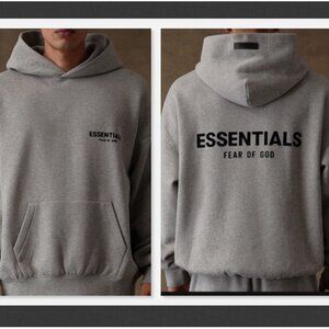 NEW $150 Fear of God Essentials - Hoodie Dark Oatmeal Size's XL